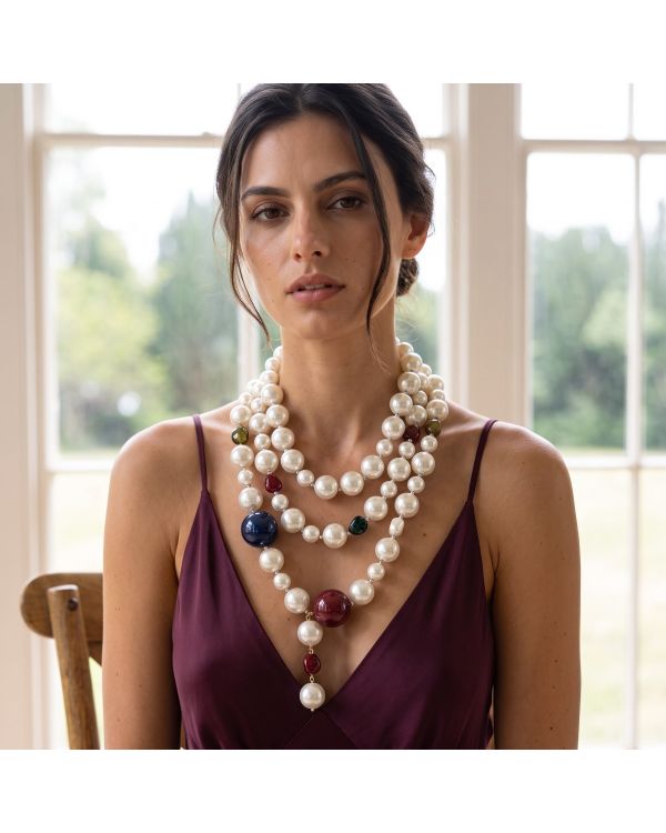 Collana Giochi di Perle QUEEN