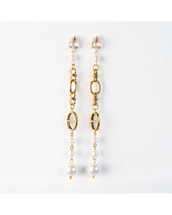 Orecchini Giochi di Perle Glam Chic